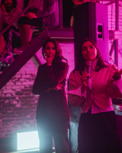 Narges Mohammadi & Rubiah Balsem photo by Laura Siliquini